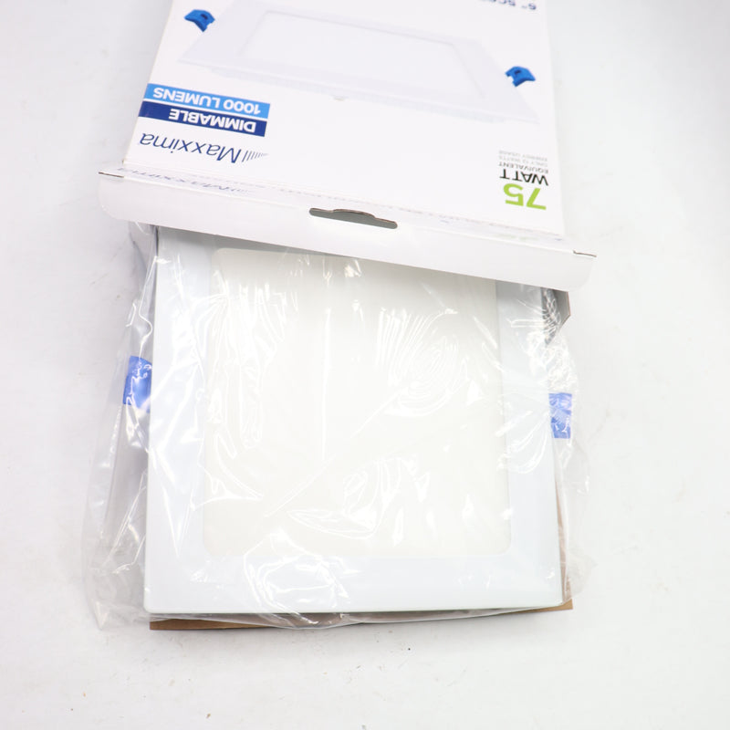 Maxxima Slim LED Downlight Canless Square 5 CCT Ultra-Thin Recessed 6