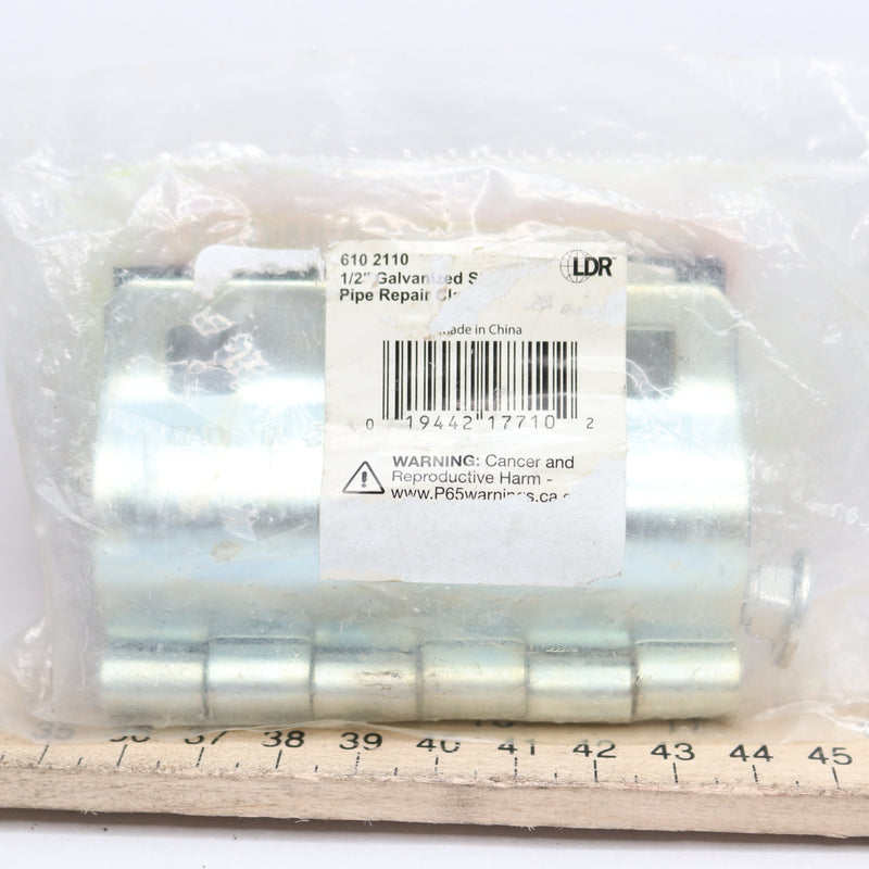 LDR Pipe Repair Clamp with Neoprene Gasket 0.5" 610 2110
