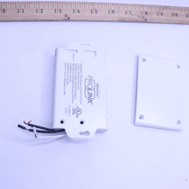 Jasco Under Cabinet Light Converter Box Direct Wire White 55229