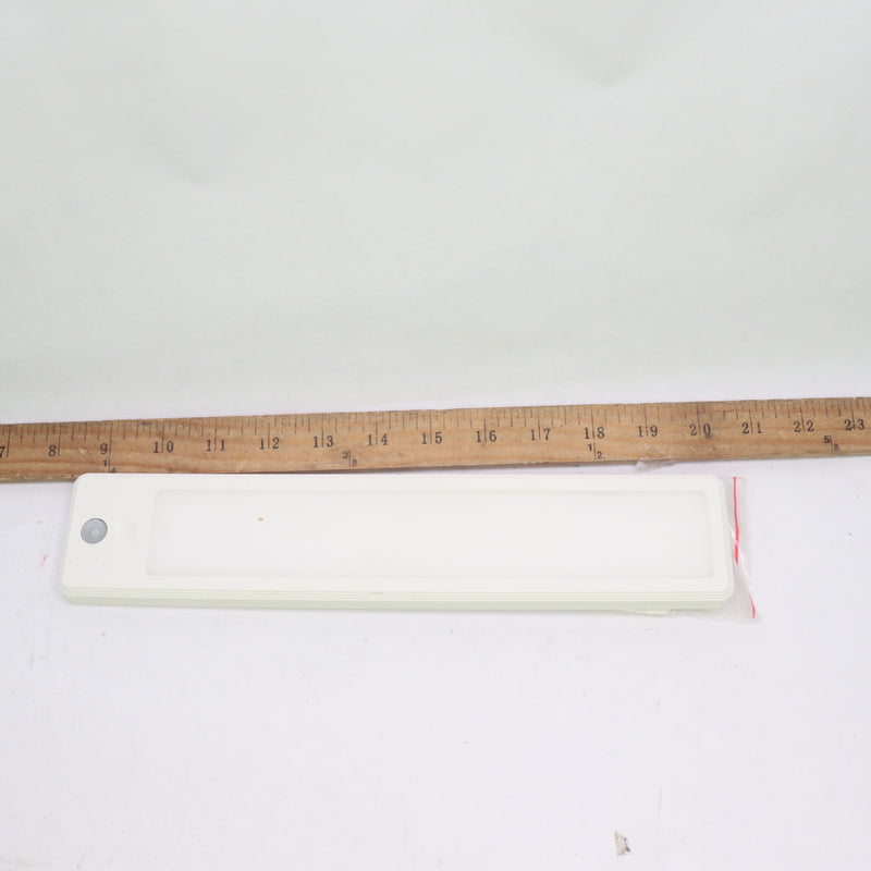 Rechargeable Dimmable Bar LED Light with Motion Sensor Plastic White 5V 12"