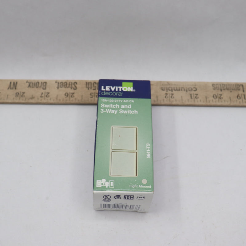 Leviton Decora Single-Pole / 3-Way AC Combination Switch 15 Amp 120/277 Volt