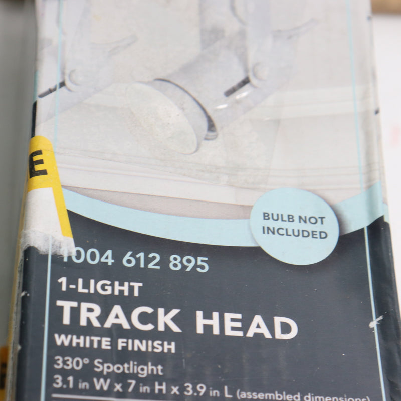 Hampton Bay 1-Light Linear Track Lighting Medium Based Universal Bulb Step Head
