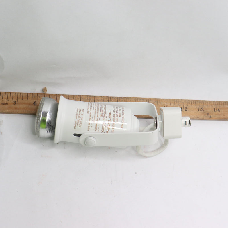 Hampton Bay 1-Light Linear Track Lighting Medium Based Universal Bulb Step Head