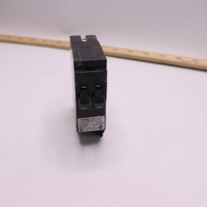 Siemens Dual Pole Circuit Breaker 20 Amp 1-Pole Q2020