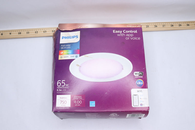 Philips Dimmable Smart Wi-Fi Wiz Connected Recessed Downlight Kit White 65W