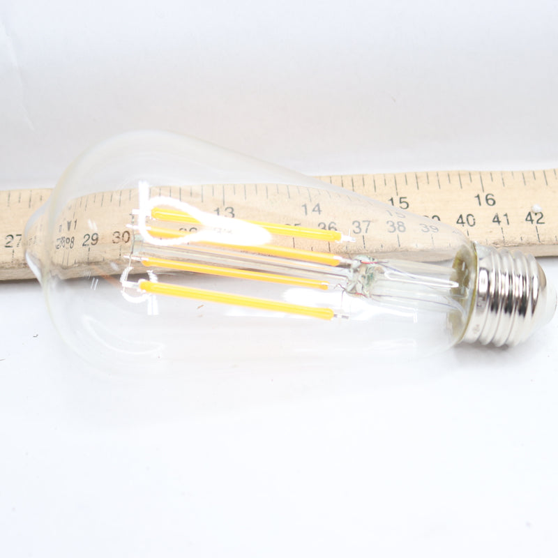(4-Pk) Feit Electric Filament LED Light Bulb 100W ST19100CL/LED/4