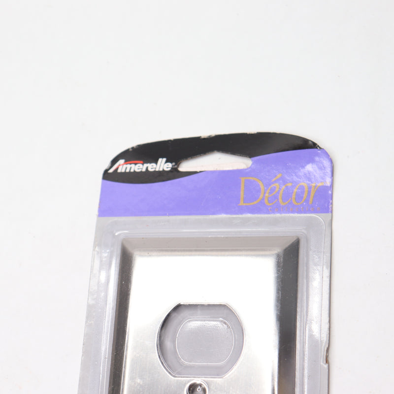 Amerelle Modern Duplex Wallplate Brushed Nickel 163DBN