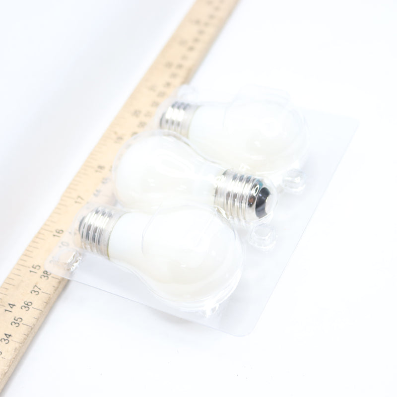 (3-Pk) Ecosmart Dimmable Filament LED Vintage Edison Light Bulb Daylight