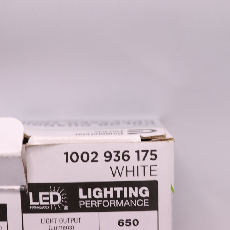 Commercial Electric Dimmable Integrated LED Recessed Light Trim White 4"