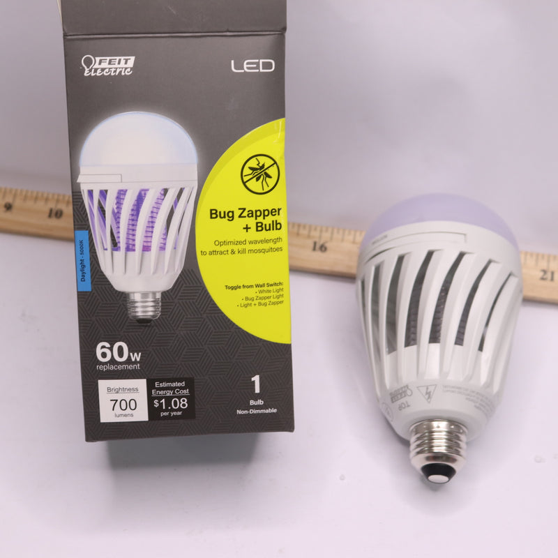 Feit Electric LED Light Bulb with Zapper A19 60W Equivalent 5000K 700LM