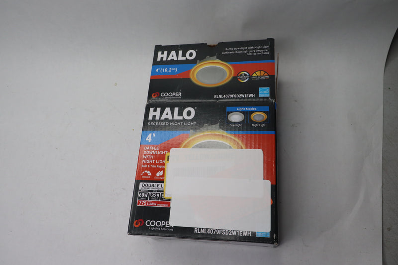 Halo Recessed LED Trim Selectable CCT 4" RLNL4079FSD2W1EWH