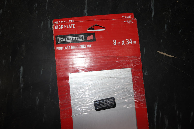 Everbilt Kick Plate Satin Aluminum 8" x 34" 269263