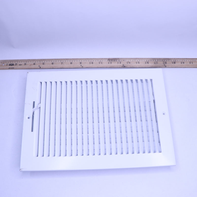 Handua 1 Way Air Supply Diffuser For Sidewall And Ceiling Steel 12" x 8"