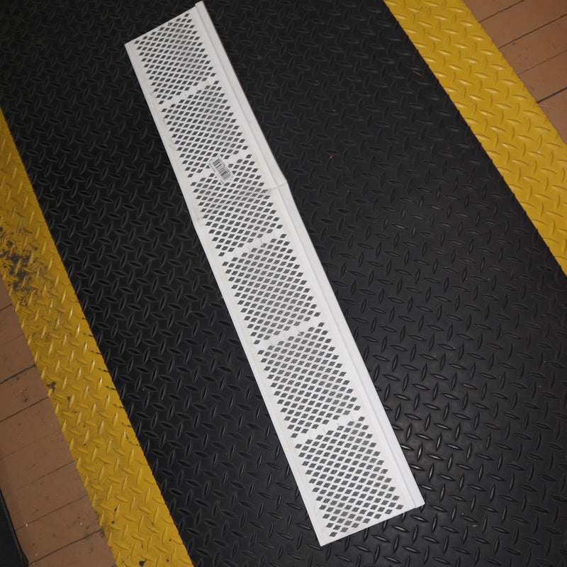 Amerimax Home Products Snap-In Filter 3 ft. White Vinyl Micro-Mesh Gutter Guard