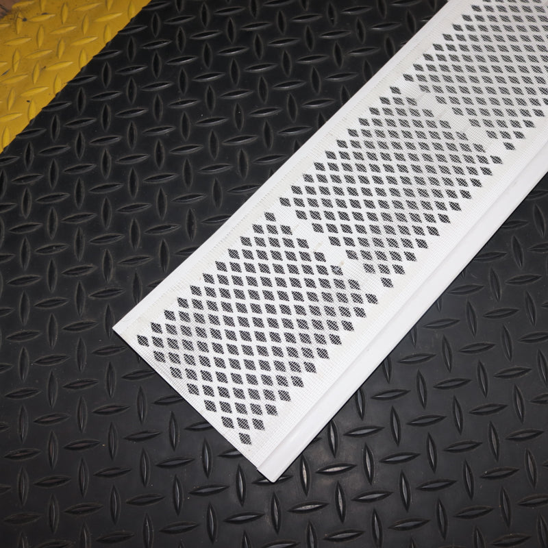 Amerimax Home Products Snap-In Filter 3 ft. White Vinyl Micro-Mesh Gutter Guard