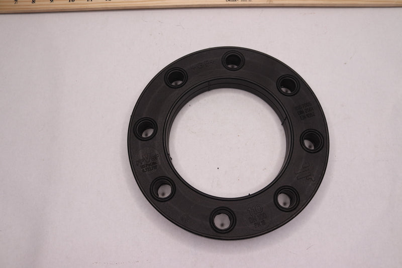 Butt Back Flange PP/Steel Black 110DN100