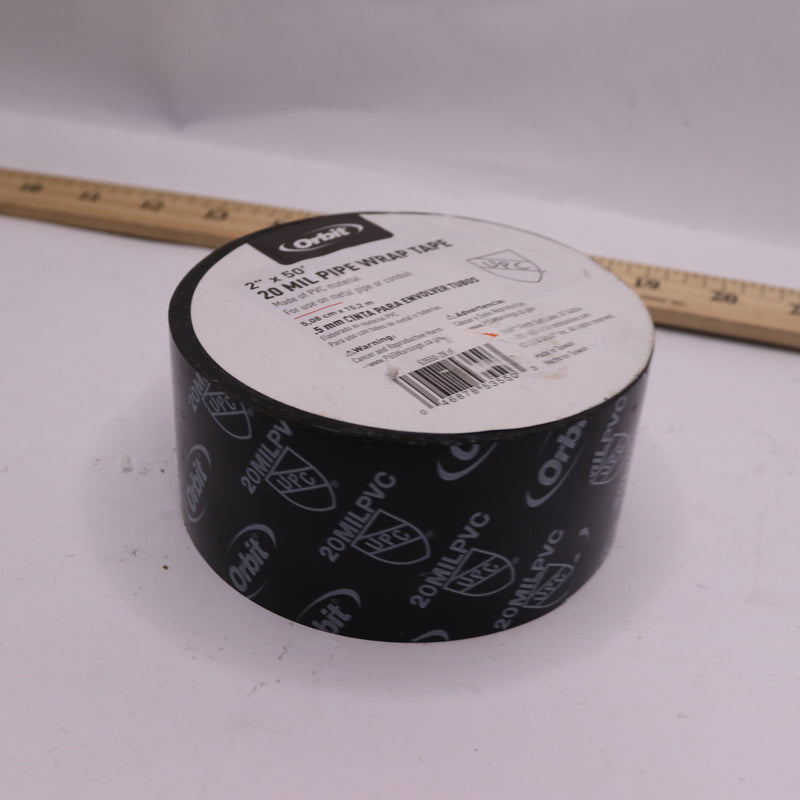 Orbit Sprinkler System 20 Mil Pipe Wrap Tape Black 2" X 50' 53550-28