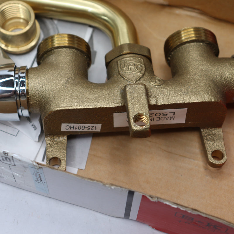 B & K Industries Laundry Faucet Rough Brass 3-3/8" 125-001