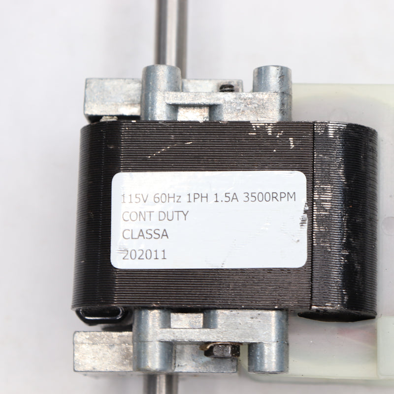 Draft Inducer Motor 115V 60Hz 1PH 1.5A 3500RPM 202011