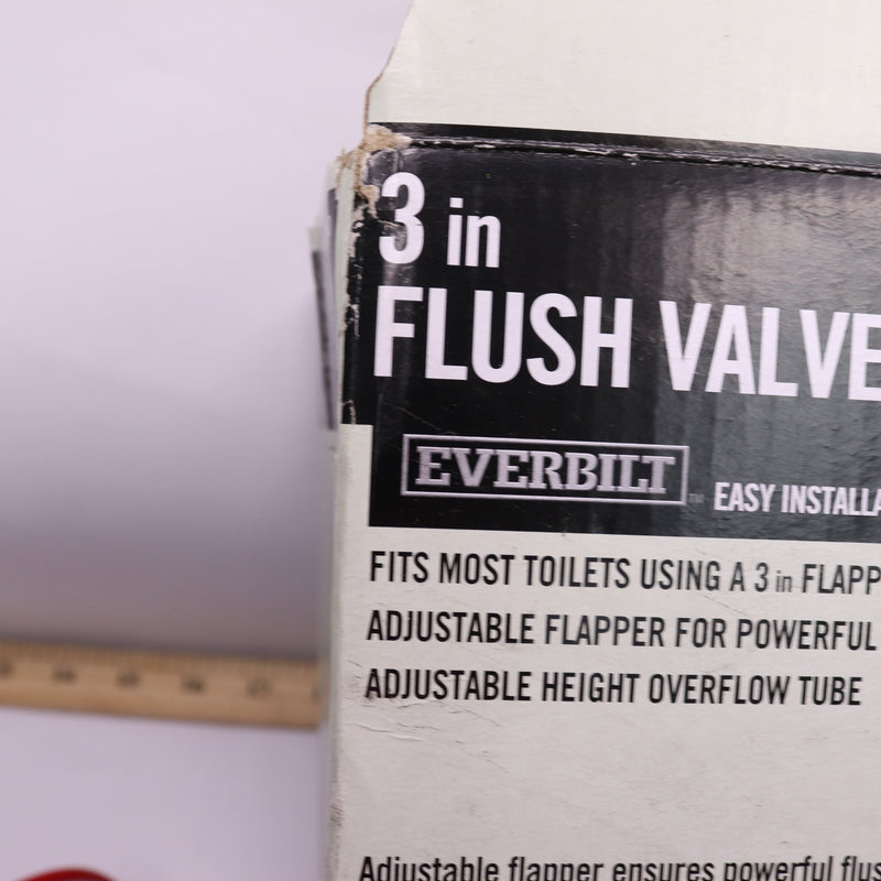 Universal Toilet Adjustable Flush Valve 3" - Missing Hardware and Gasket