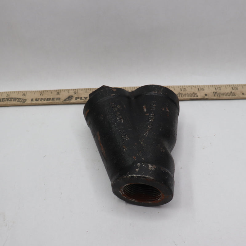 Mueller Wye Strainer with Blow-Off Outlet 250 WSP 1-1/4" - USED/RUSTED