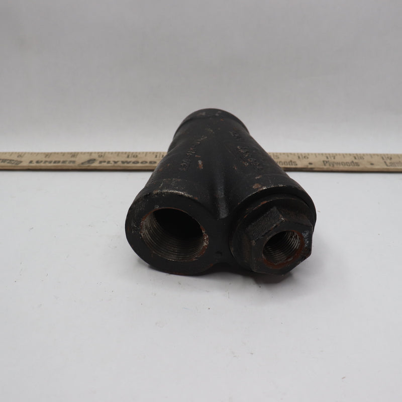 Mueller Wye Strainer with Blow-Off Outlet 250 WSP 1-1/4" - USED/RUSTED