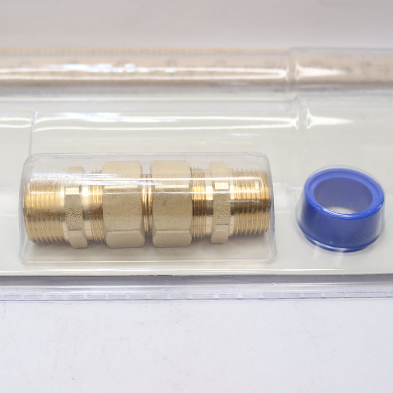 Electric Water Heater Installation Kit - Only 2 Adapters Fitting and 1 Seal Tape