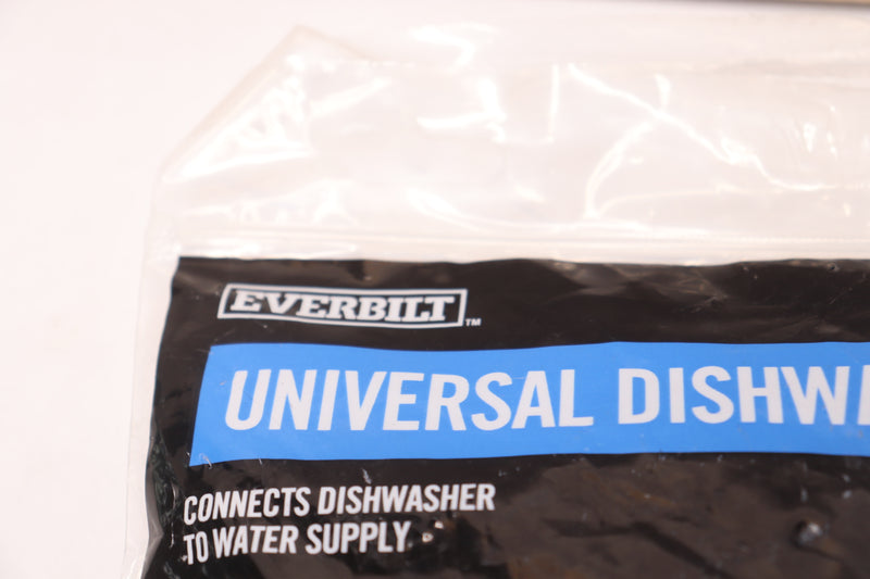 Everbilt Universal Dishwasher Supply Line Stainless Steel 3/8" x 3/8" x 60"