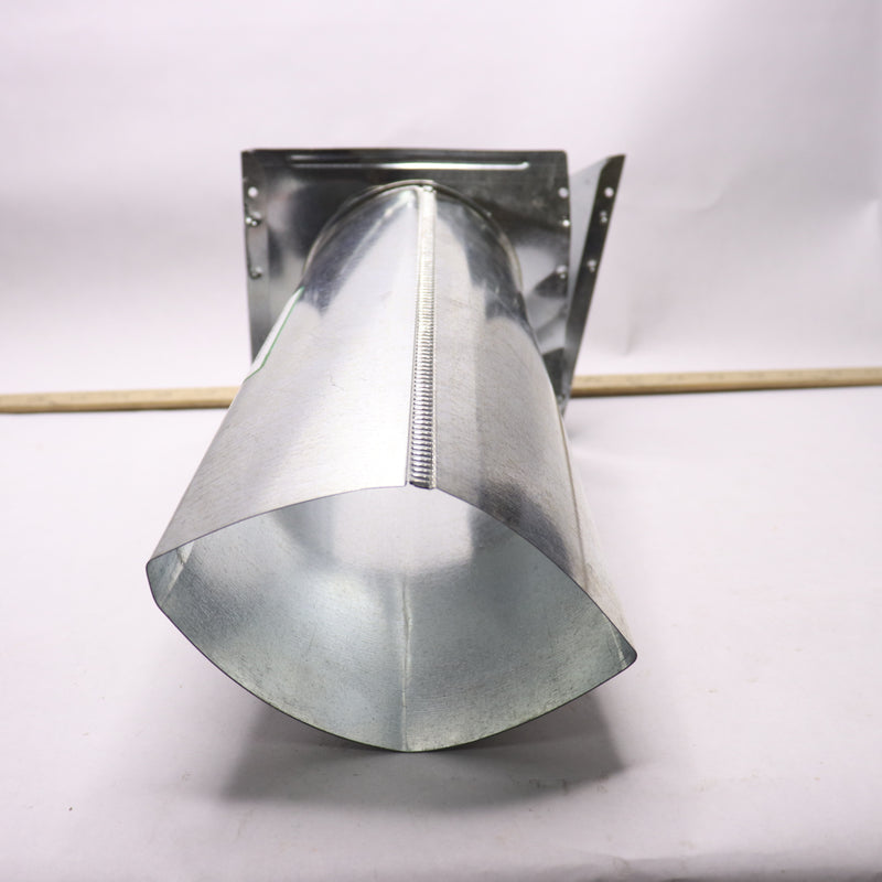 Airtight Air Tight Dryer Vent Hood Galvanized ATGVH4/12