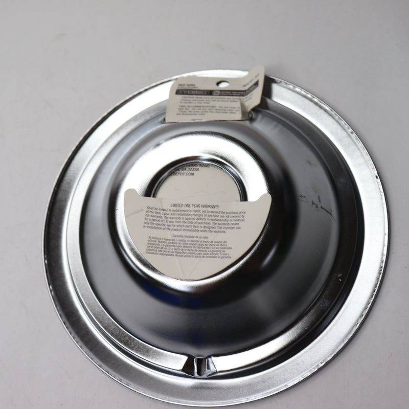 Everbilt Drip Bowl Chrome For GE Electric Ranges 6" 1004 031 403