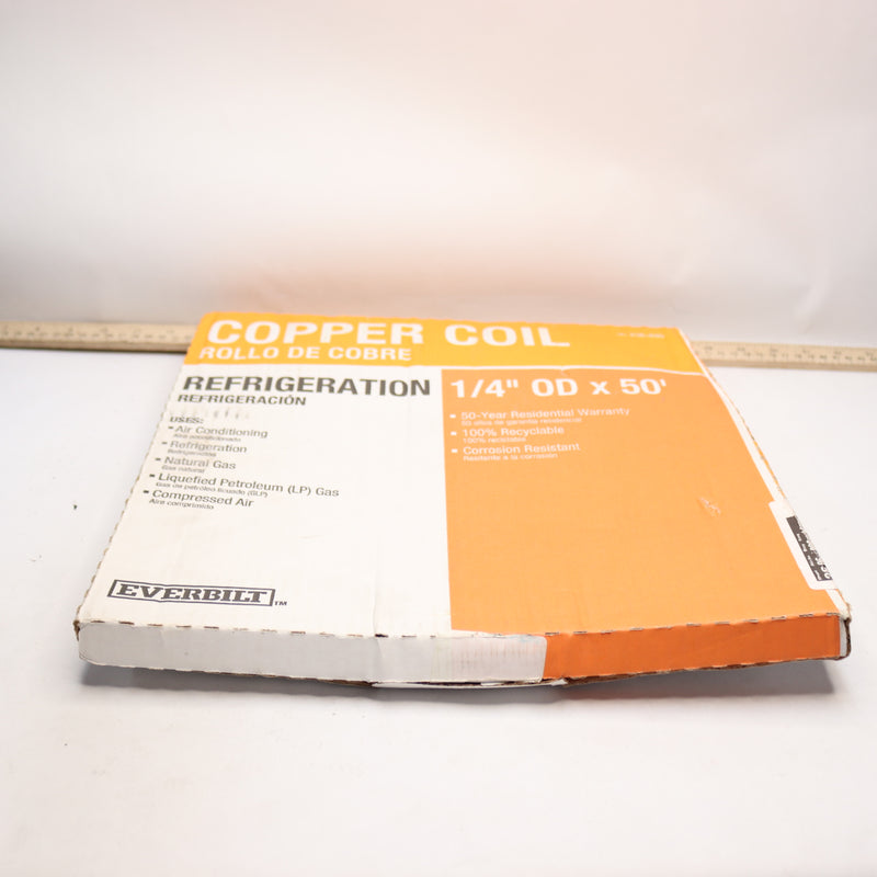 Everbilt Refrigerator Coil Copper 1/4" x 50FT 256-889