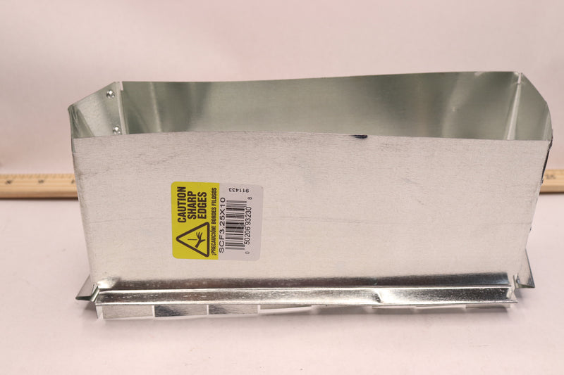 Stack Duct Starting Collar Rectangular 3-1/4" x 10" 911433 - Bent