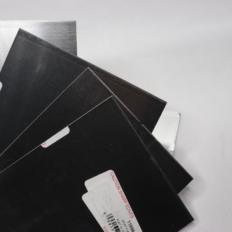(10-Pk) Step Flashing Galvanized Steel 4" x 4" x 8" 11956