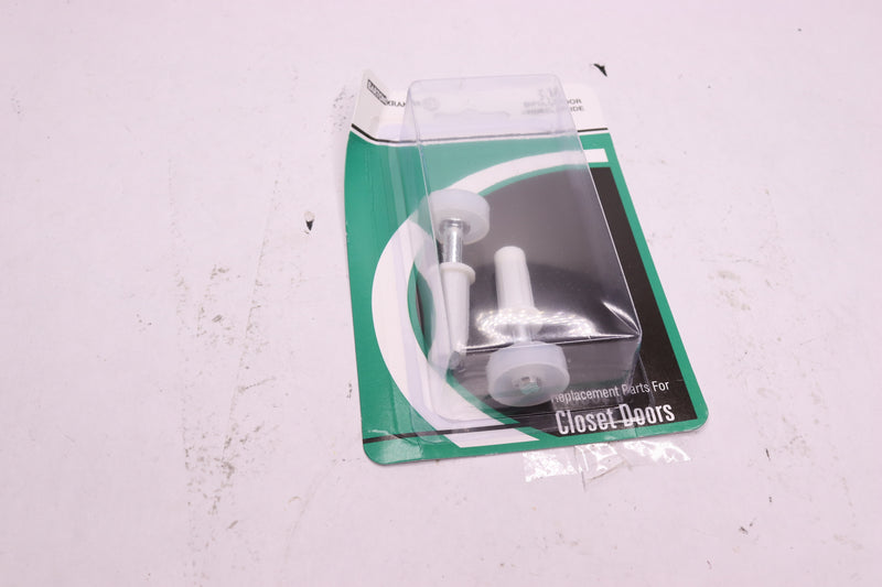 (2-Pk) Barton Kramer Bifold Door Top Wheel Guide 7/8 Dia x 3/8 Dia Card 119