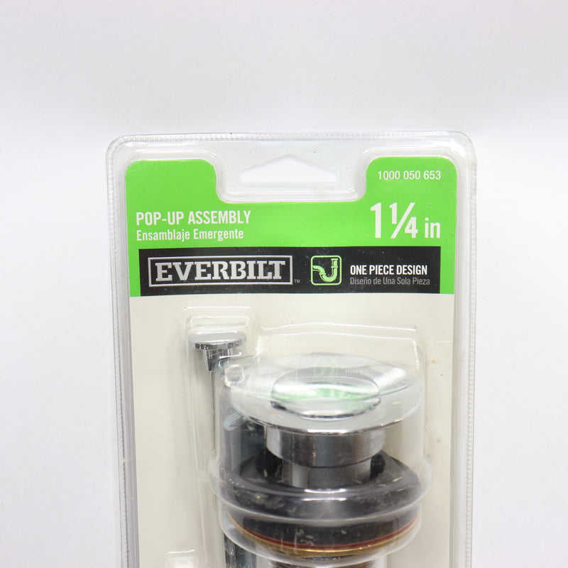 Everbilt Pop-Up Assembly Chrome 1-1/4" 1000 050 653 - New Unopened