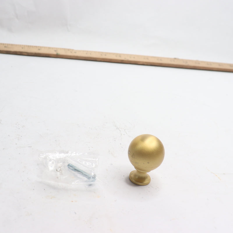 Liberty Cabinet Drawer Knob Round Orb Modern Gold 1-3/16" P21108C-117