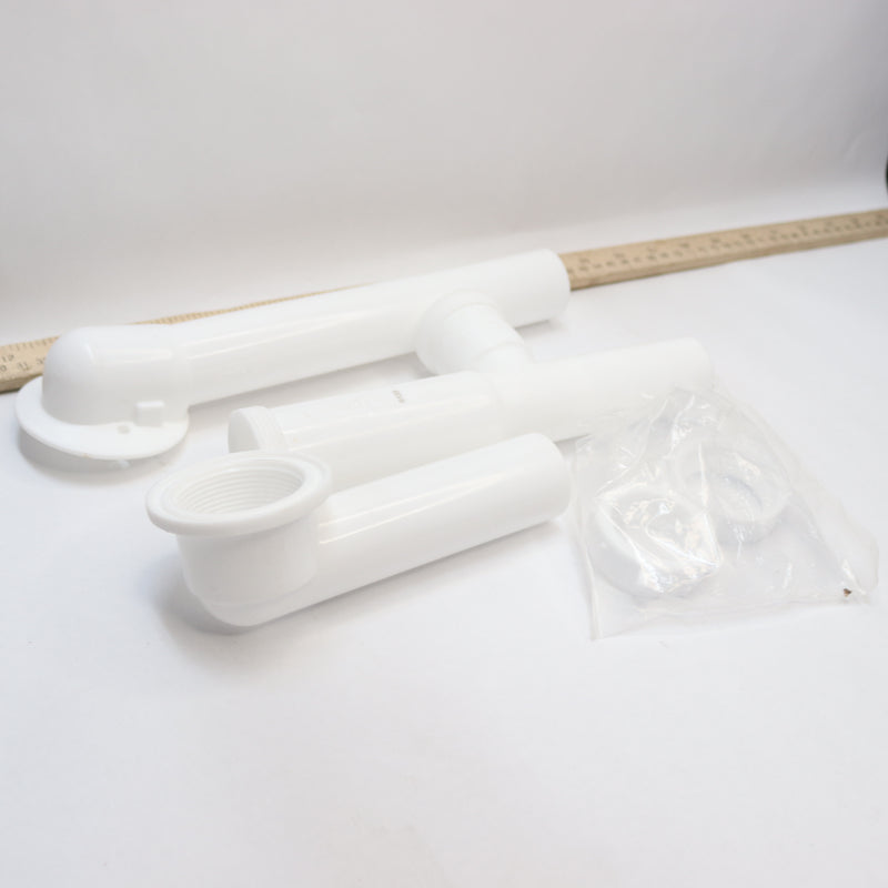 Everbilt Pipe Bath Waste and Nuts Polypropylene White 213977 - Incomplete