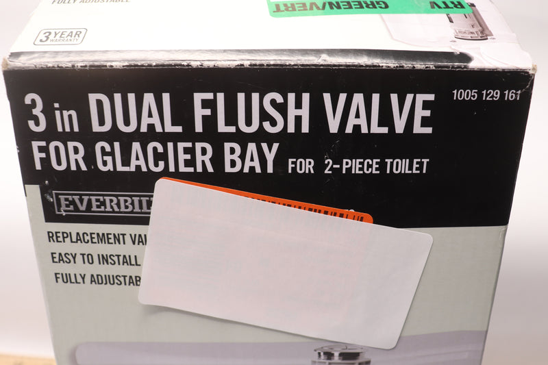 Everbilt Dual Flush Valve For Glacier Bay Toilets 3" - Missing Rubber Gasket