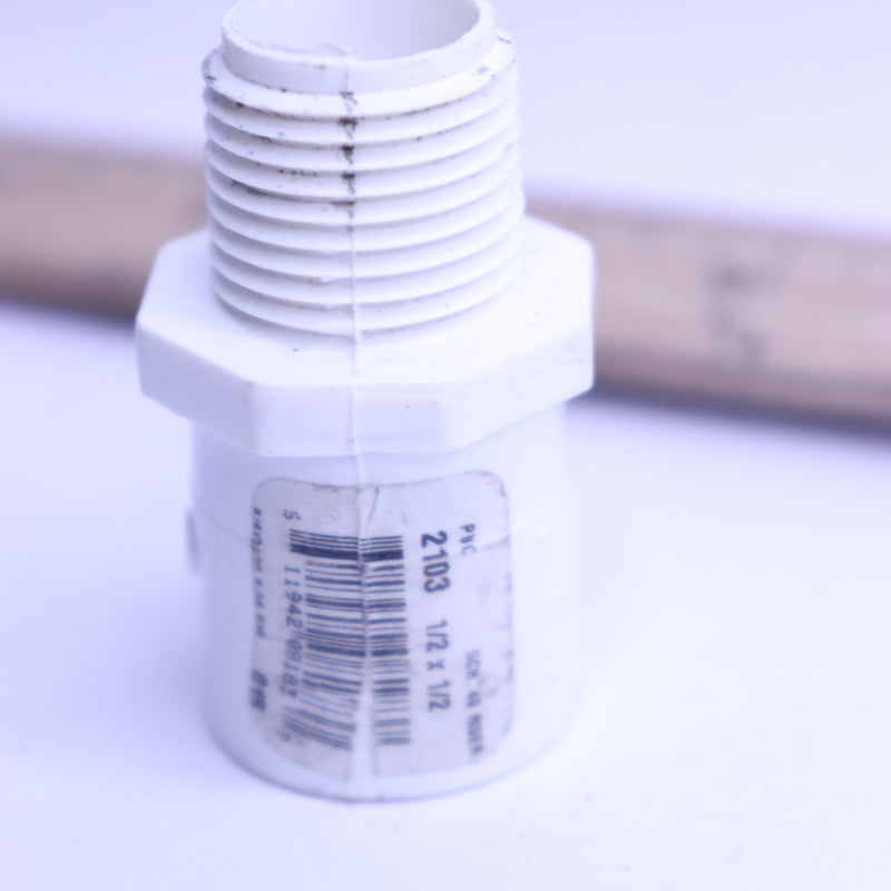 Charlotte Pipe 1/2 in. x 1/2 in. PVC Schedule 40 MPT x FPT Riser