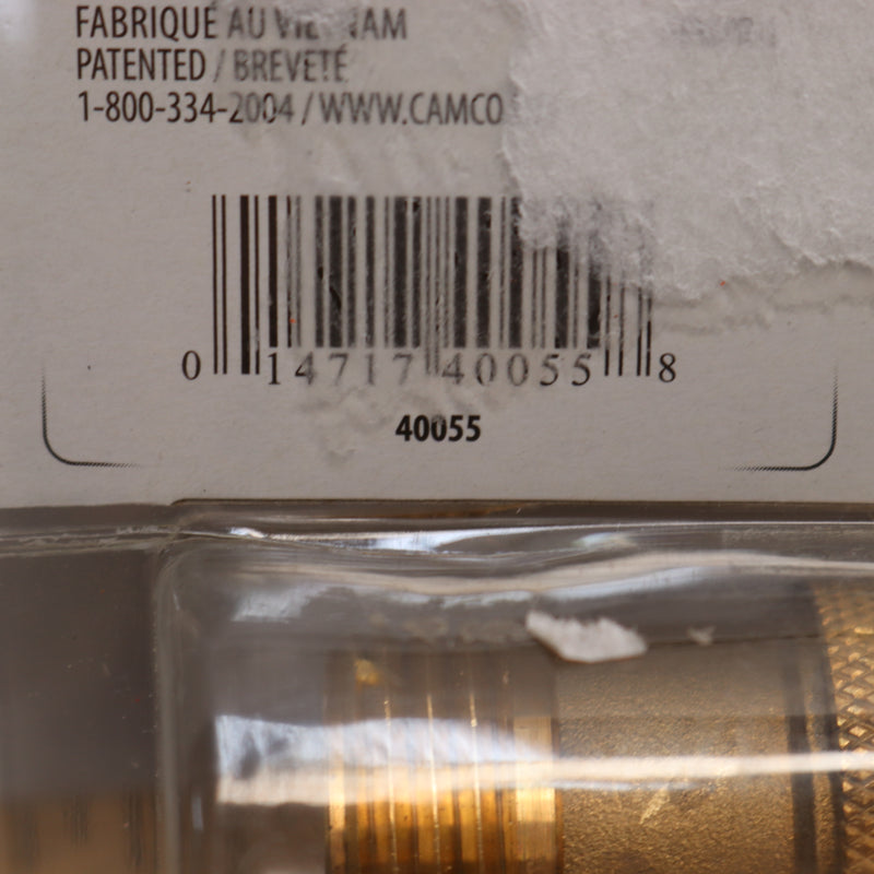 Camco RV Inline Water Pressure Regulator Brass 40055