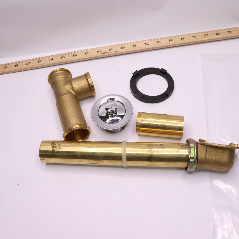 Everbilt Pipe Bath Waste and Overflow Drain Brass - Missing Some Parts