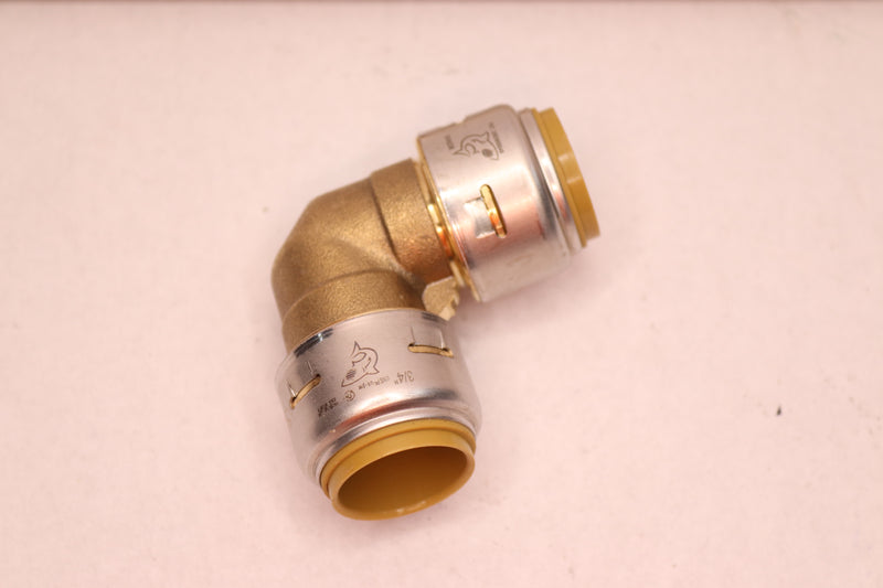 SharkBite 90 Degree Push to Connect Plumbing Fitting Brass 3/4" UR256A