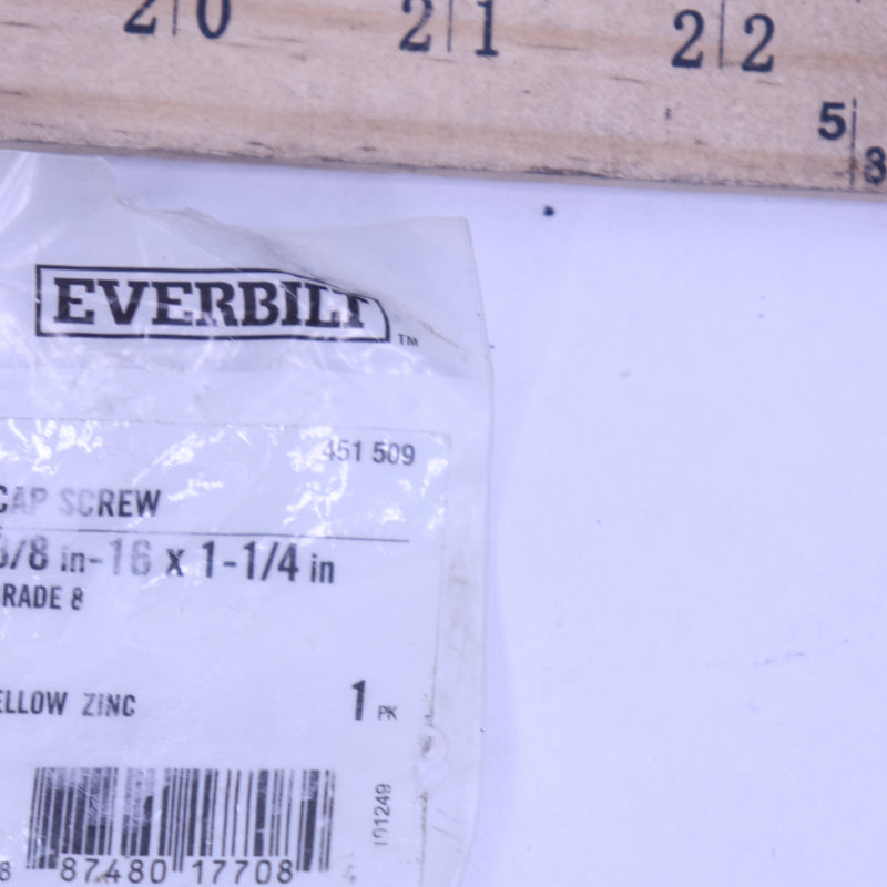 Everbilt External Hex Head Cap Screws Grade 8 3/8" x 1-1/4" 451509