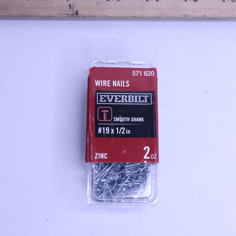 Everbilt Smooth Shanks Wire Nails Zinc 2 Oz.