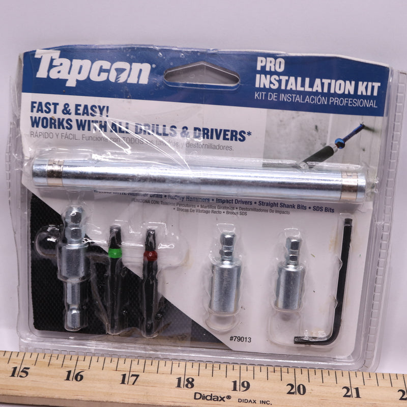 (1-Pk) Tapcon Pro Installation Tool Kit with Star Bit for Concrete Anchors 79013