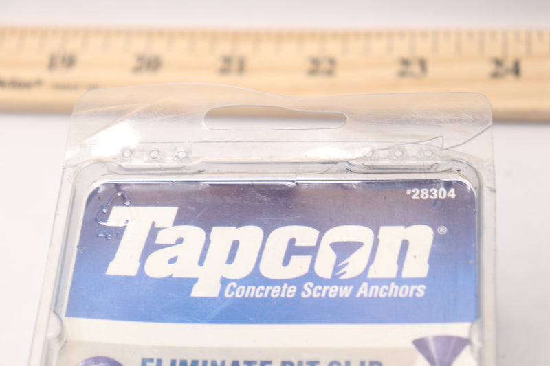 (50-Pk) Tapcon Blue Star Drive Bugle Head Concrete Anchors 1/4" x 4" 28304
