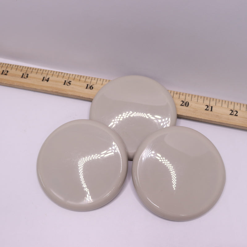 (3-Pk) Everbilt Furniture Round Slider Plastic 3-1/2" - Missing 1