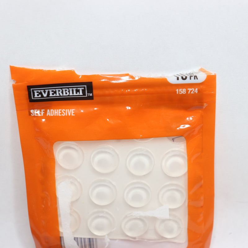 (13-Pk) Everbilt Self-Adhesive Round Vinyl Pads 1/2" 158 724