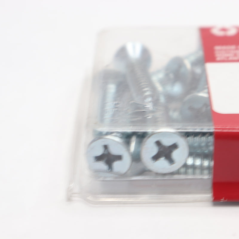 (15-Pk) Everbilt Phillips Flat Head Sheet Metal Screws Zinc Plated