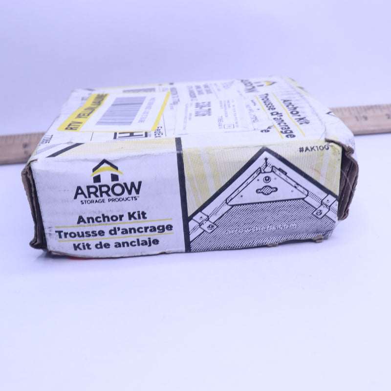 Arrow Shed Concrete Anchor Kit Hot Dipped Galvanized Steel Gray AK100